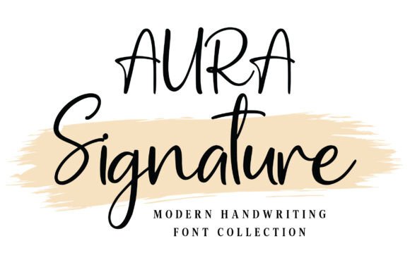 Aura Signature: A Font That Breathes Life into Your Handmade Creations