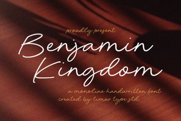 Benjamin Kingdom: A Timeless Script Font for Digital Design