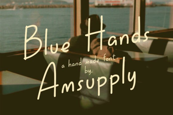 Blue Hands: A Font That Adds Personality to Your Brand