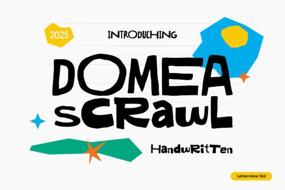 Domea Scrawl: A Handwritten Font for Authentic Branding