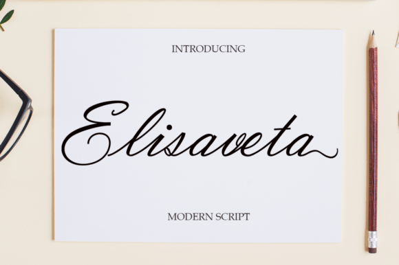 Elisaveta: A Script Font with Character