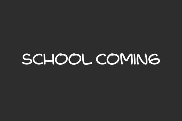 Font Choice That Speaks Volumes: School Coming for Branding