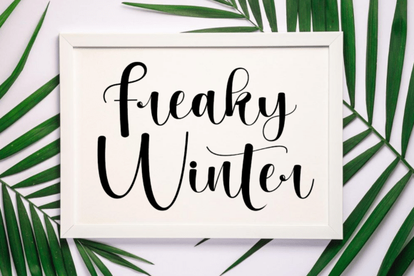 Freaky Winter: A Script Font for Modern Web Design