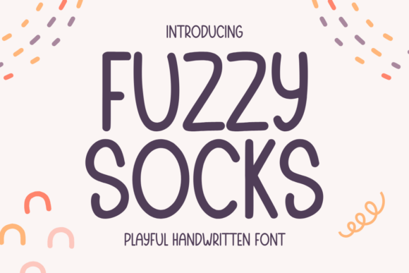 Fuzzy Socks: A Playful Handwritten Font for Creative Branding