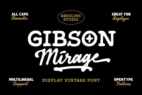 Gibson Mirage Sans: A Font That Elevates Digital Branding