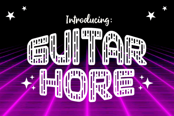 Guitar Hore: A Font That Adds Rhythm to Your Digital Design
