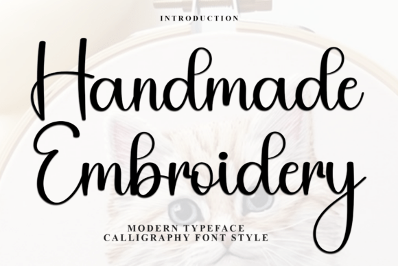 Handmade Embroidery: A Warm Script for Branding Projects