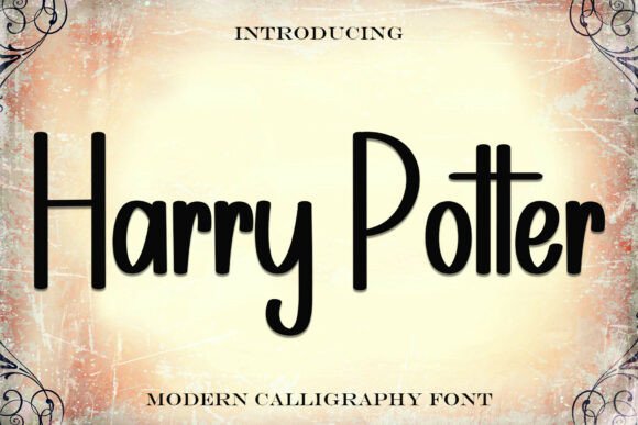 Harry Potter: A Script Font with Whimsical Charm