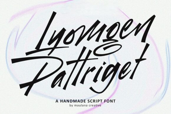 Lyomgen Pattriget: A Dynamic Script Font for Editorial Design