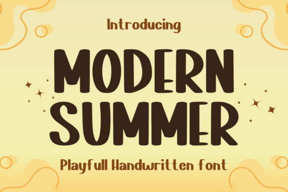 Modern Summer: A Versatile Font for Creative Campaigns