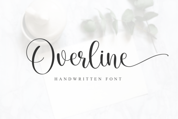 Overline: A Script Font That Elevates Editorial Design