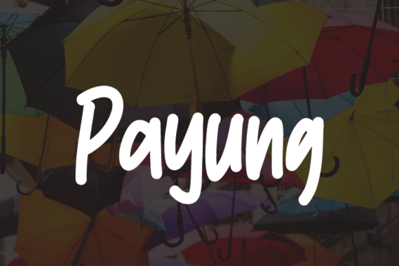 Payung: A Versatile Font for Digital Design
