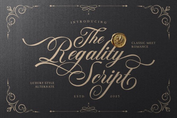 Regality: A Script Font for Modern Web Design